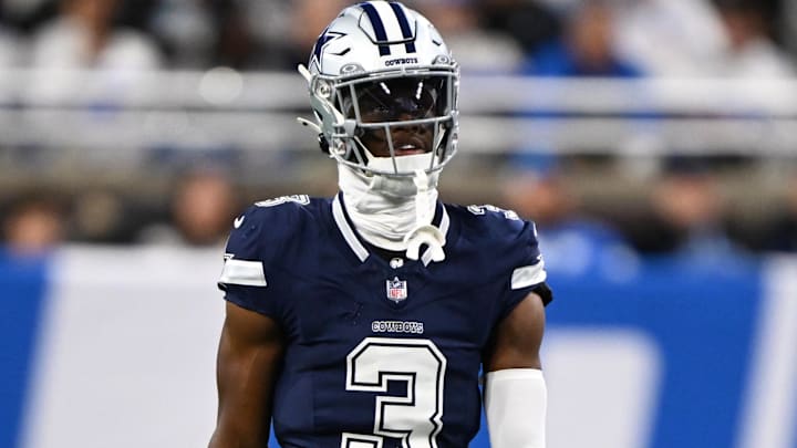 Dallas Cowboys wide receiver George Pickens during the first half against the Detroit Lions. Dallas Cowboys wide receiver George Pickens during the first half against the Detroit Lions.