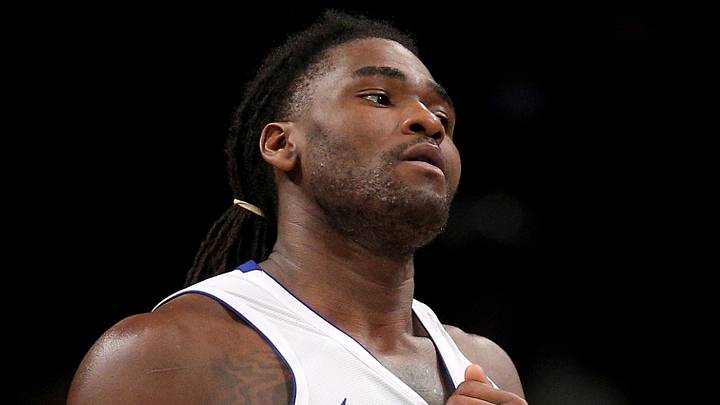 Dec 23, 2023; Brooklyn, New York, USA; Detroit Pistons center Isaiah Stewart (28) reacts during the fourth quarter against the Brooklyn Nets at Barclays Center. Mandatory Credit: Brad Penner-USA TODAY Sports