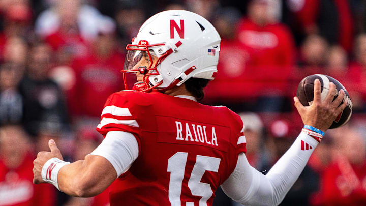 Nebraska quarterback Dylan Raiola wasn't selected on The Athletic's Top 25 Big Ten players.