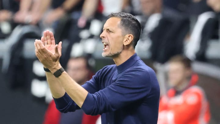 Dino Toppmöller fand nach der CL-Gala seines Teams deutliche Worte