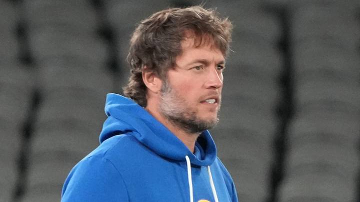 Los Angeles Rams quarterback Matthew Stafford. Mandatory Credit: Kirby Lee-Imagn Images