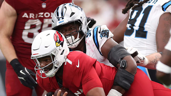 Carolina Panthers defensive lineman Derrick Brown