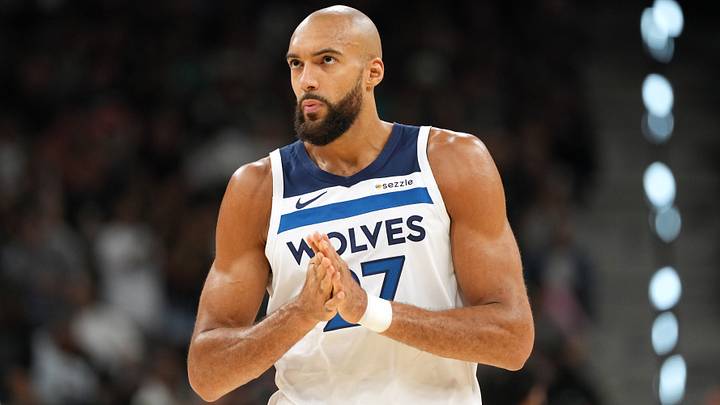May 12, 2026; San Antonio, Texas, USA; Minnesota Timberwolves center Rudy Gobert (27) during the first half of game five of the first round of the 2026 NBA Playoffs against the San Antonio Spurs at Frost Bank Center. Mandatory Credit: Scott Wachter-Imagn Images May 12, 2026; San Antonio, Texas, USA; Minnesota Timberwolves center Rudy Gobert (27) during the first half of game five of the first round of the 2026 NBA Playoffs against the San Antonio Spurs at Frost Bank Center. Mandatory Credit: Scott Wachter-Imagn Images