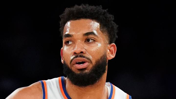 New York Knicks center Karl-Anthony Towns (32) against the Washington Wizards at Madison Square Garden on Oct. 8, 2026. New York Knicks center Karl-Anthony Towns (32) against the Washington Wizards at Madison Square Garden on Oct. 8, 2026.
