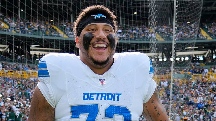 Detroit Lions guard Christian Mahogany (73). Detroit Lions guard Christian Mahogany (73).