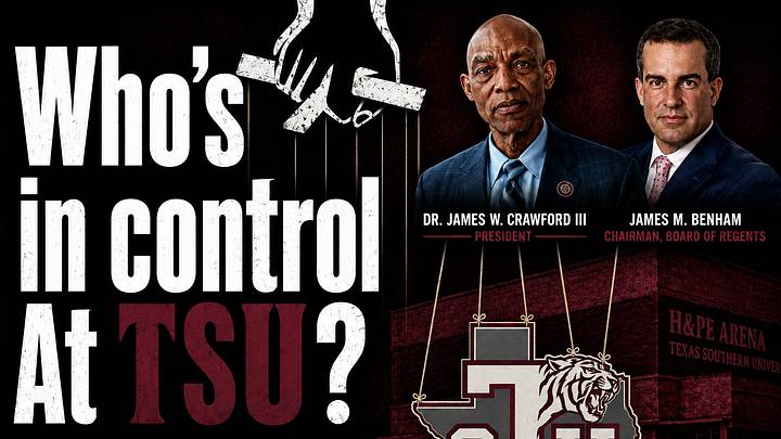 Who's in control at TSU? Who's in control at TSU?