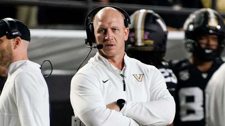 Clark Lea evaluates the state of Vanderbilt's defensive line. Clark Lea evaluates the state of Vanderbilt's defensive line.