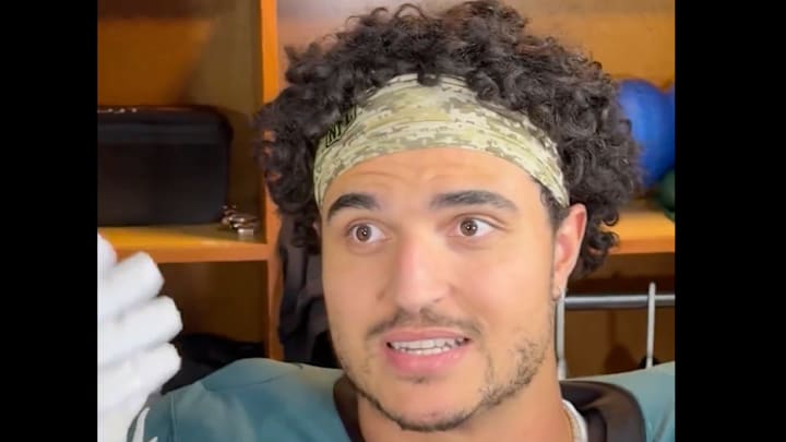 Jaelan Phillips is thrilled to be in Philadelphia. Jaelan Phillips is thrilled to be in Philadelphia.