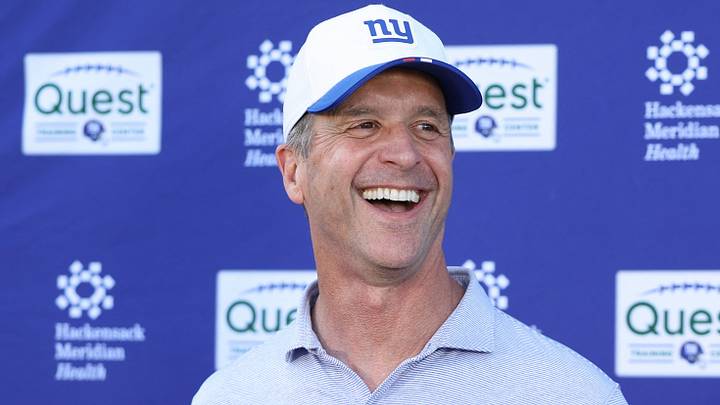 New York Giants - head coach John Harbaugh