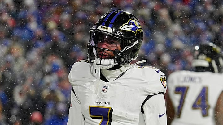Baltimore Ravens wide receiver Rashod Bateman