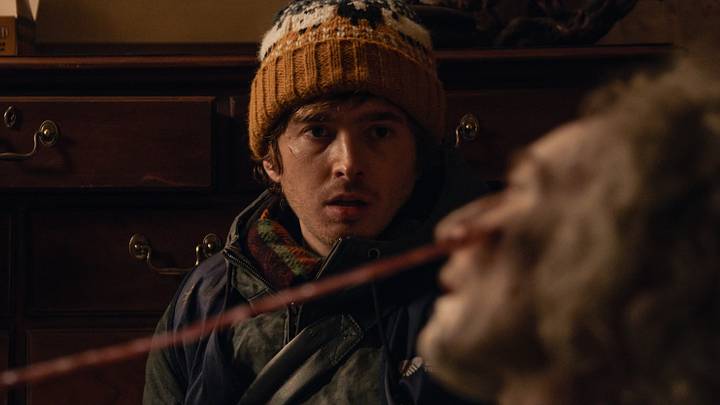 Austin Abrams stars in Constantin Film and Columbia Pictures RESIDENT EVIL, directed by Zach Cregger. Photo by: Courtesy of Sony Pictures Austin Abrams stars in Constantin Film and Columbia Pictures RESIDENT EVIL, directed by Zach Cregger. Photo by: Courtesy of Sony Pictures