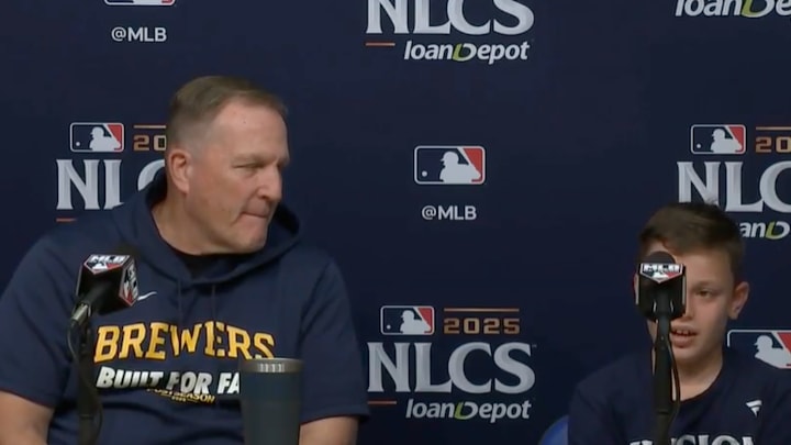 Pat Murphy's son Austin analyzed the Brewers as they face a 2-0 deficit in the NLCS