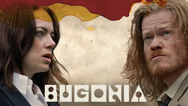 Emma Stone and Jesse Plemons in Bugoina - NBCUniversal Emma Stone and Jesse Plemons in Bugoina - NBCUniversal