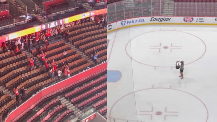Panthers captain Aleksander Barkov celebrates with the Stanley Cup.