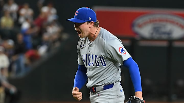 Chicago Cubs pitcher Keegan Thompson Chicago Cubs pitcher Keegan Thompson