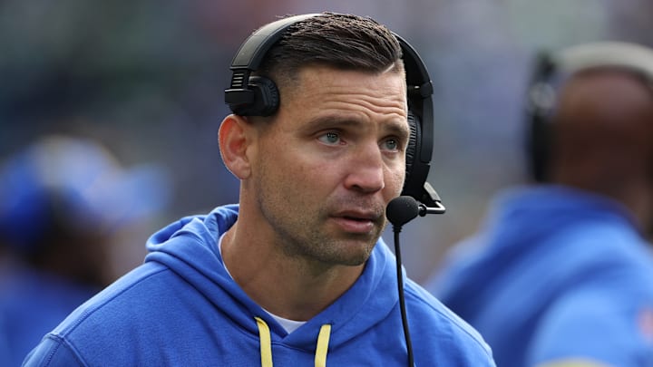 Los Angeles Rams defensive coordinator Chris Shula Los Angeles Rams defensive coordinator Chris Shula