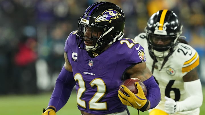 Baltimore Ravens running back Derrick Henry