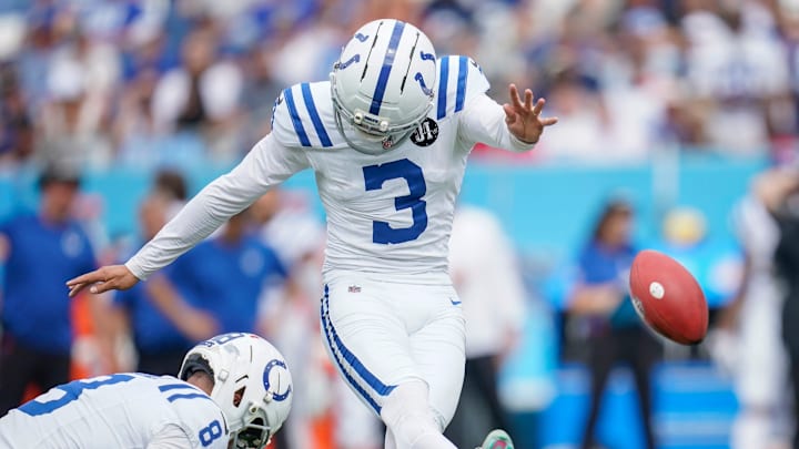 Colts K Spencer Shrader has been one of the top kickers in fantasy football after the first three weeks.