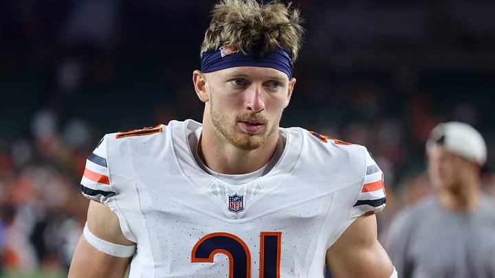 Aug 22, 2026; Cincinnati, Ohio, USA; Chicago Bears safety Dillon Thieneman (31) after a game against the Cincinnati Bengals at Paycor Stadium. Mandatory Credit: Joseph Maiorana-Imagn Images Aug 22, 2026; Cincinnati, Ohio, USA; Chicago Bears safety Dillon Thieneman (31) after a game against the Cincinnati Bengals at Paycor Stadium. Mandatory Credit: Joseph Maiorana-Imagn Images