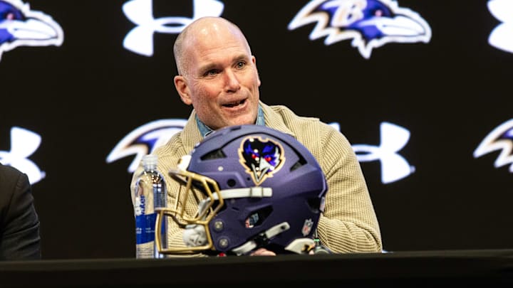 Baltimore Ravens general manager Eric DeCosta