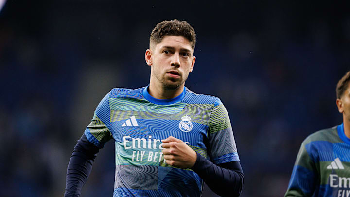 Federico Valverde (Real Madrid FC) seen in action during