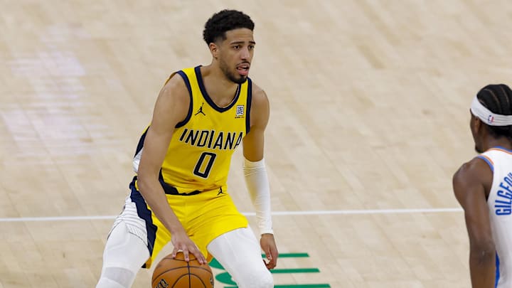 Indiana Pacers guard Tyrese Haliburton. Indiana Pacers guard Tyrese Haliburton.