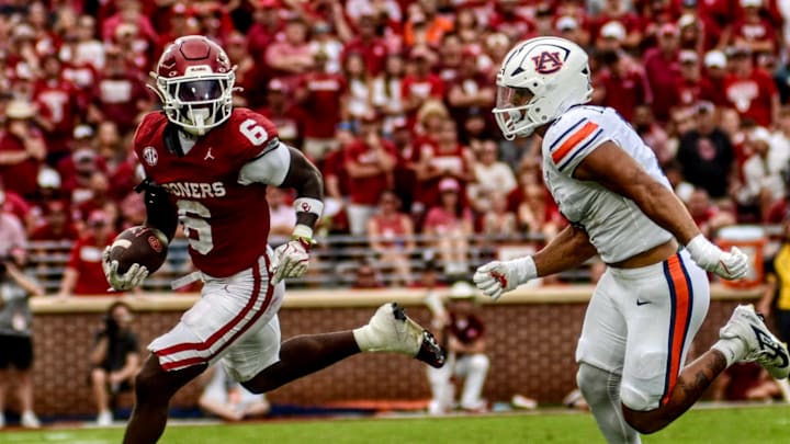 Oklahoma running back Tory Blaylock