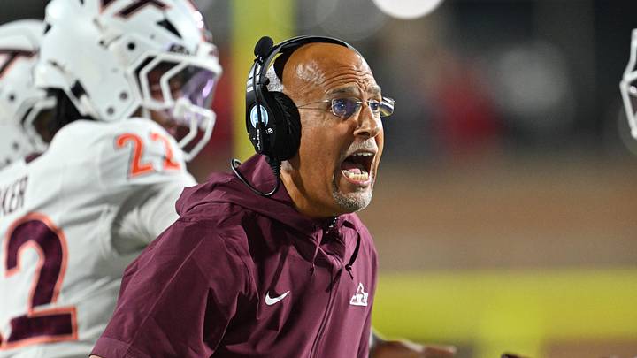 Virginia Tech head coach James Franklin