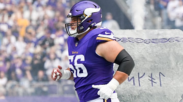 Minnesota Vikings center Garrett Bradbury