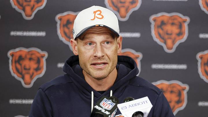 Chicago Bears head coach Ben Johnson