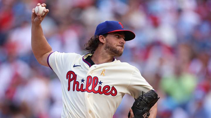 Phillies pitcher Aaron Nola has a 2.10 ERA in his last 10 starts.