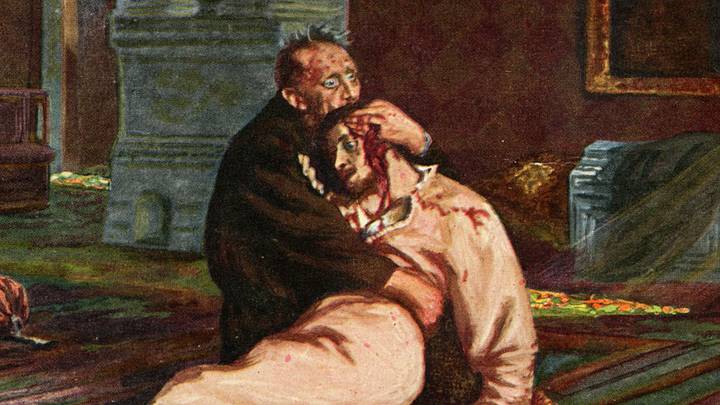 Ivan the Terrible and his son, illustration by Ilya Repin Ivan the Terrible and his son, illustration by Ilya Repin