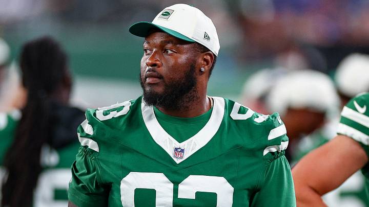 New York Jets defensive tackle David Onyemata New York Jets defensive tackle David Onyemata