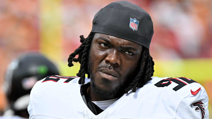 Atlanta Falcons defensive lineman Zach Harrison has had trouble finding his role since he was drafted out of Ohio State in the 3rd round. Atlanta Falcons defensive lineman Zach Harrison has had trouble finding his role since he was drafted out of Ohio State in the 3rd round.