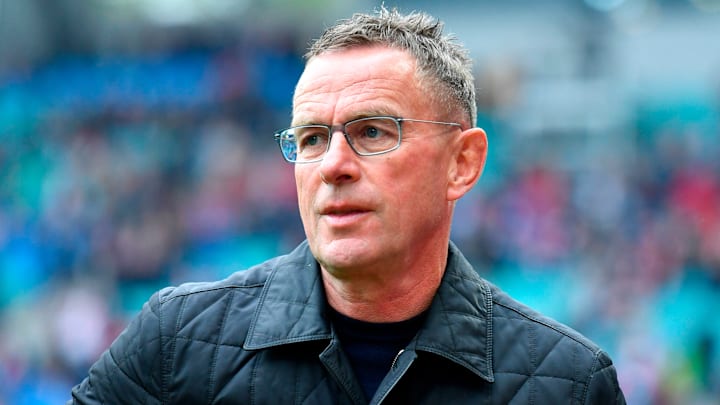 Rangnick had a lengthy conversation with Ole Gunnar Solskjaer