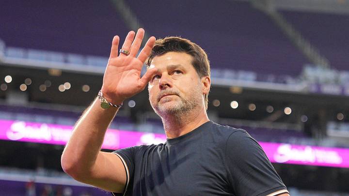 Jun 29, 2025; Minneapolis, Minnesota, USA; United States of America head coach Mauricio Pochettino looks on after a quarterfinal match of the 2025 Gold Cup against Costa Rica at U.S. Bank Stadium.