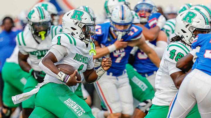 Roswell improved to 4-1 and climbed one spot to No. 21 in this week's state rankings.
