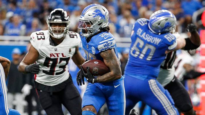 Detroit Lions running back Jahmyr Gibbs and Atlanta Falcons running back Bijan Robinson are linked in more ways than one. Detroit Lions running back Jahmyr Gibbs and Atlanta Falcons running back Bijan Robinson are linked in more ways than one.