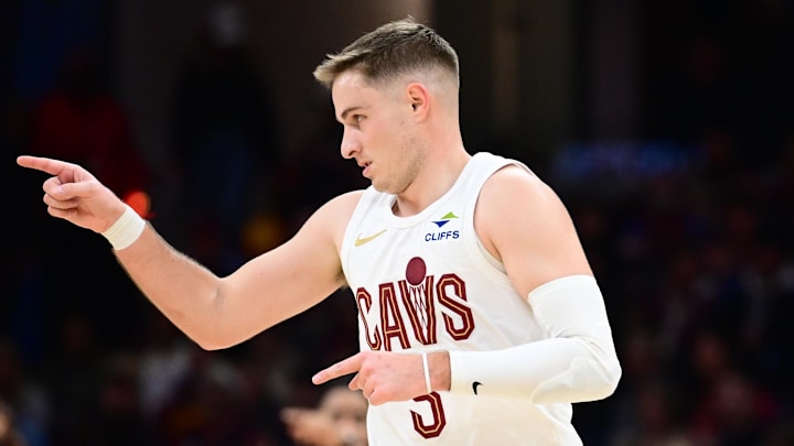 Cleveland Cavaliers guard Sam Merrill