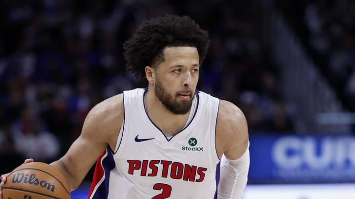 Apr 29, 2026; Detroit, Michigan, USA; Detroit Pistons guard Cade Cunningham (2) dribbles in the second half against the Orlando Magic during game five of the first round of the 2026 NBA Playoffs at Little Caesars Arena. Mandatory Credit: Rick Osentoski-Imagn Images Apr 29, 2026; Detroit, Michigan, USA; Detroit Pistons guard Cade Cunningham (2) dribbles in the second half against the Orlando Magic during game five of the first round of the 2026 NBA Playoffs at Little Caesars Arena. Mandatory Credit: Rick Osentoski-Imagn Images