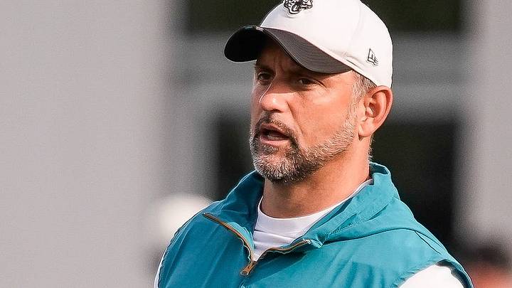 Jacksonville Jaguars Defensive Coordinator Anthony Campanile coaches during the Jacksonville Jaguars seventh day of NFL Training Camp at the Miller Electric Center in Jacksonville, Fla., Thursday August 6, 2026.    [Doug Engle/Florida Times-Union]