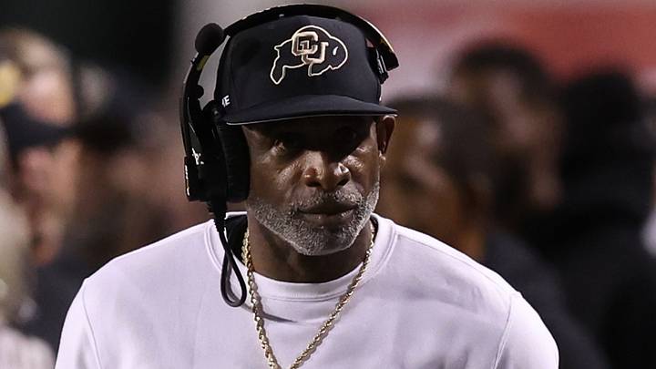 Colorado Buffaloes head coach Deion Sanders looks on during a time out in the game against the Utah Utes during the second quarter at Rice-Eccles Stadium. Mandatory Credit: Rob Gray-Imagn Images Colorado Buffaloes head coach Deion Sanders looks on during a time out in the game against the Utah Utes during the second quarter at Rice-Eccles Stadium. Mandatory Credit: Rob Gray-Imagn Images