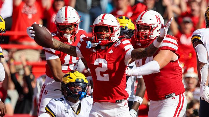 Nebraska wide receiver Jacory Barney Jr. Nebraska wide receiver Jacory Barney Jr.