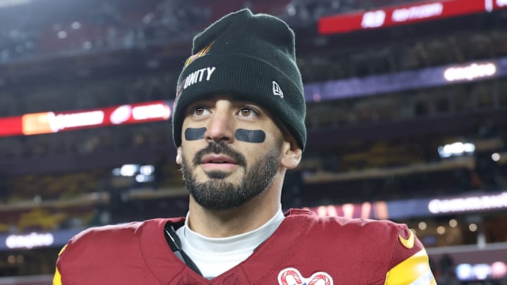 Washington Commanders quarterback Marcus Mariota