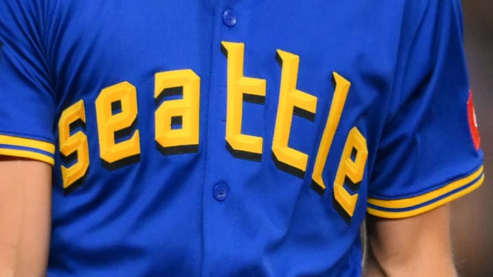 Seattle Mariners relief pitcher Matt Brash (47) reacts to the final out of the game against the Tampa Bay Rays during the ninth inning at T-Mobile Park on Aug. 8. 