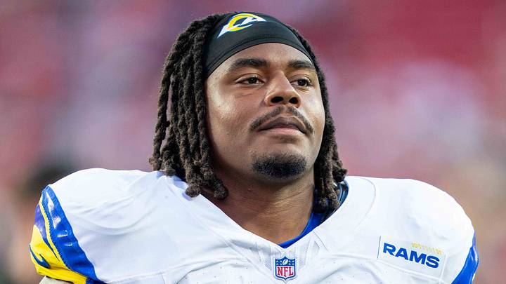 Los Angeles Rams defensive tackle Ty Hamilton. Los Angeles Rams defensive tackle Ty Hamilton.