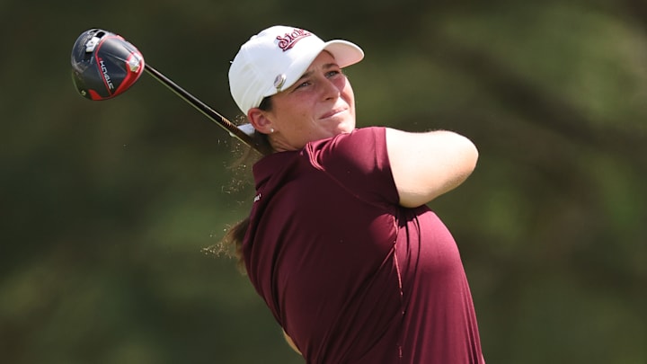 Mississippi State's Avery Weed sits atop the player leaderboard at the 2025 NCAA Women's Golf Championship after two rounds of play.