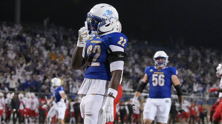 South Dakota State Jackrabbits running back Josiah Johnson (22) South Dakota State Jackrabbits running back Josiah Johnson (22)