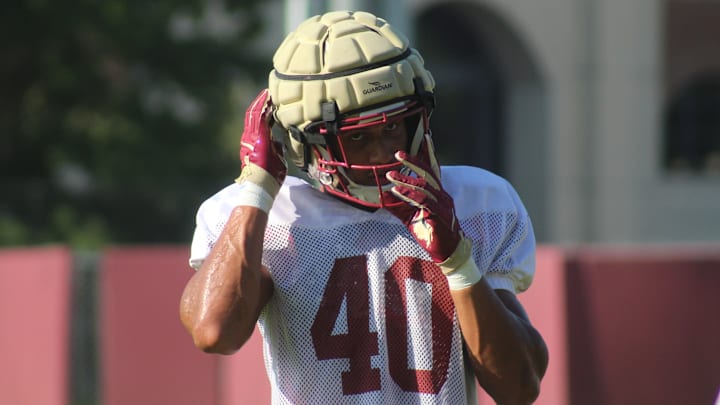 Florida State Seminoles freshman tight end Amaree Williams (40). Florida State Seminoles freshman tight end Amaree Williams (40).