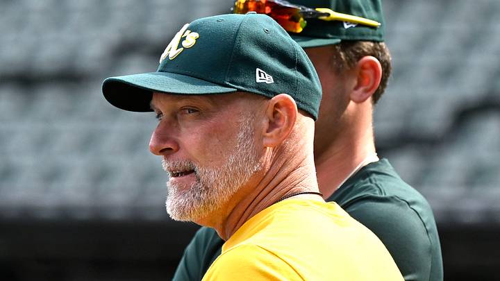 Jul 10, 2026; Chicago, Illinois, USA; Chicago White Sox manager Will Venable (1), left, talks with Athletics manager Mark Kotsay (7) before the teams’ game at Rate Field. Mandatory Credit: Matt Marton-Imagn Images Jul 10, 2026; Chicago, Illinois, USA; Chicago White Sox manager Will Venable (1), left, talks with Athletics manager Mark Kotsay (7) before the teams’ game at Rate Field. Mandatory Credit: Matt Marton-Imagn Images